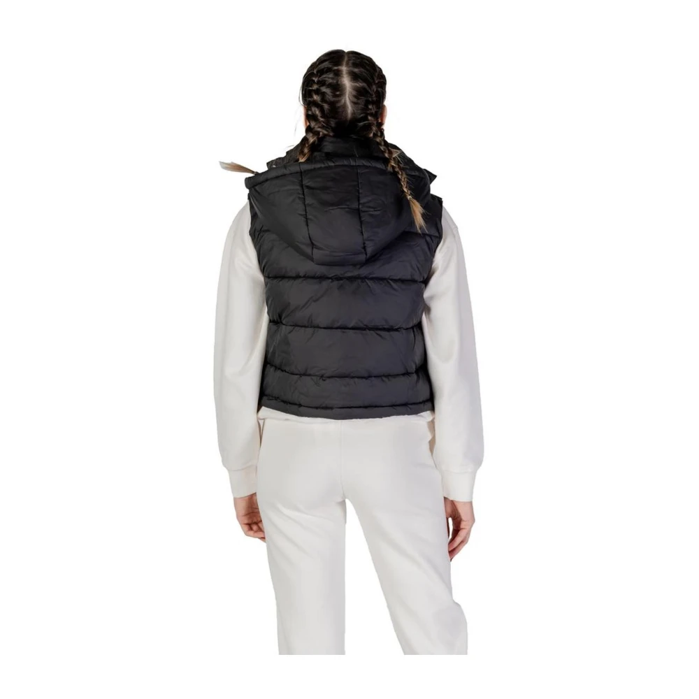 Guess Zwart Polyester Jas en Jas Black Dames
