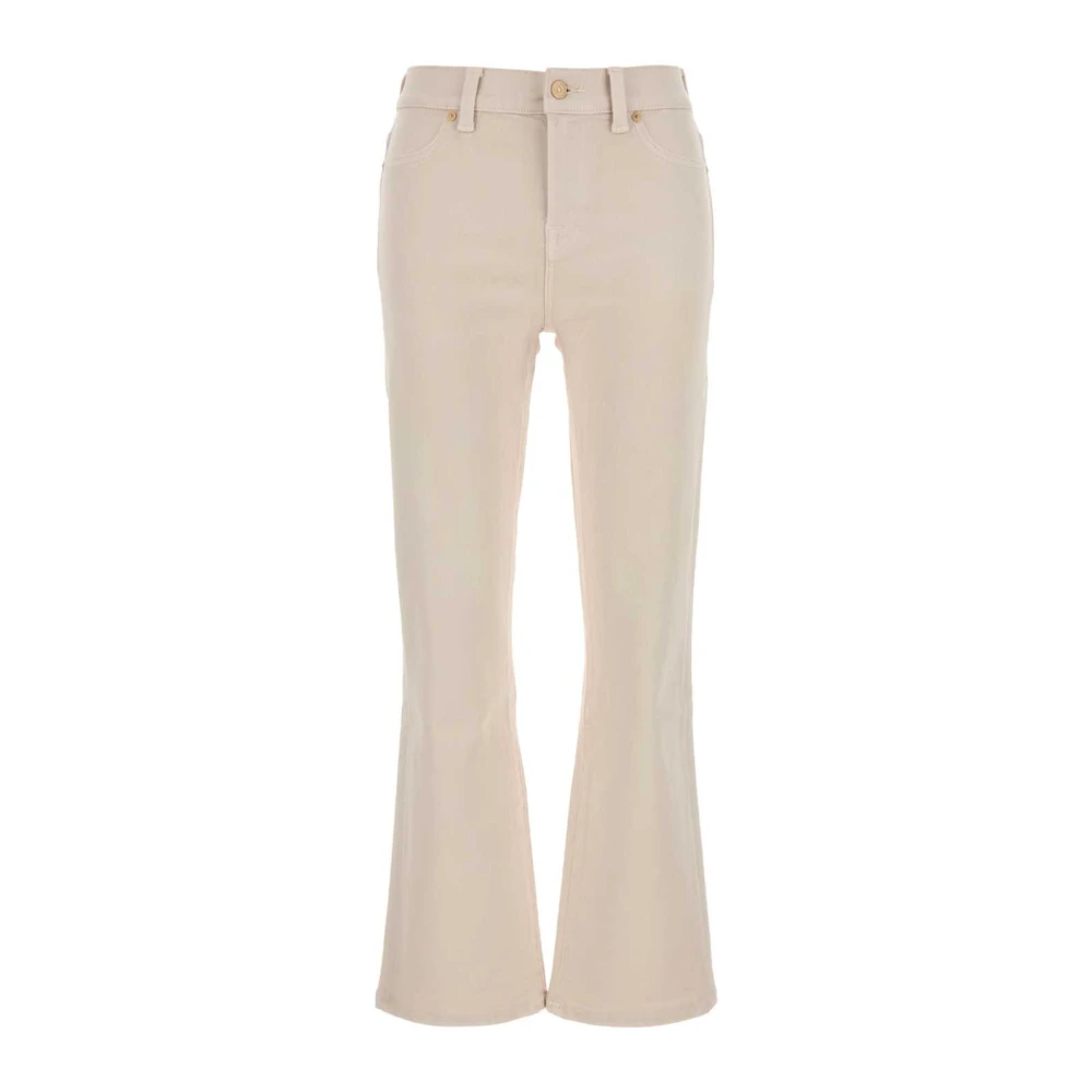 7 For All Mankind Jeans Bootcut Pink Dames