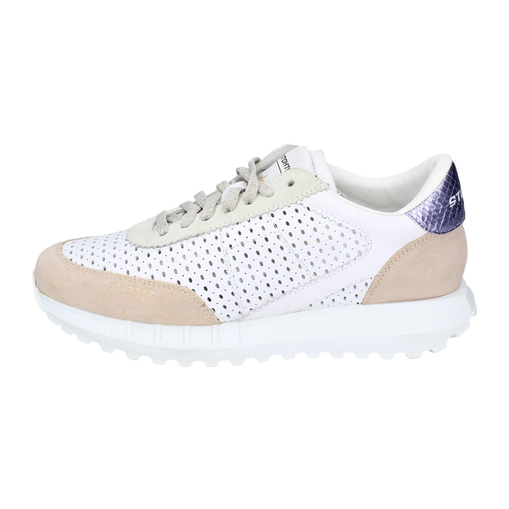 Stokton White Sneakers, Female, 4 Uk, Ey885 Trainers
