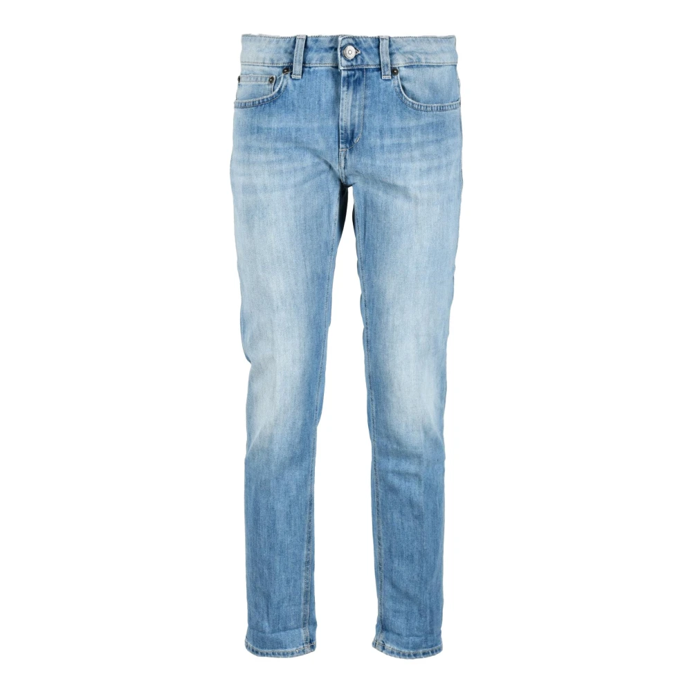 Dondup Monroe Rits Jeans Blue Dames
