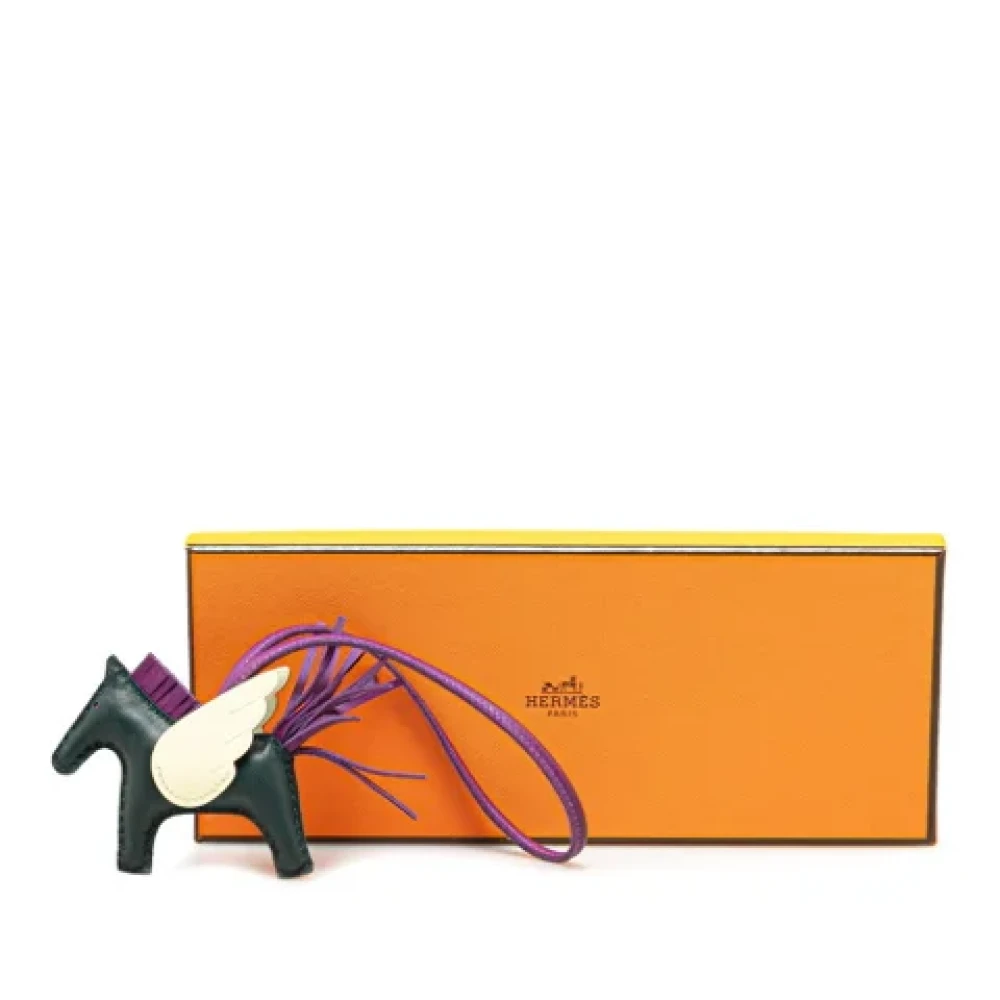 Hermès Vintage Pre-owned Leather key-holders Green Dames