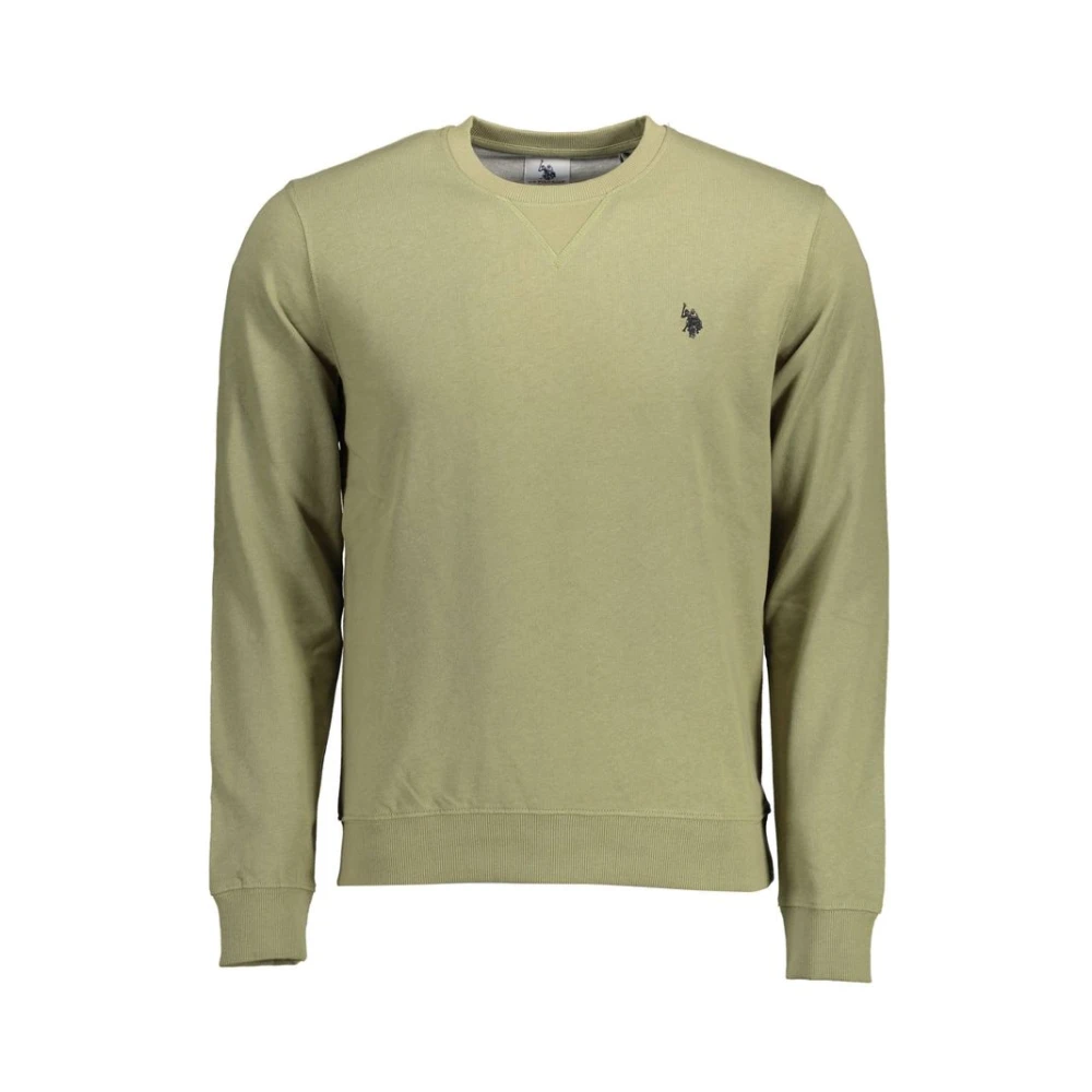 U.s. Polo Assn. Hombre Verde Jersey De Algodón Para