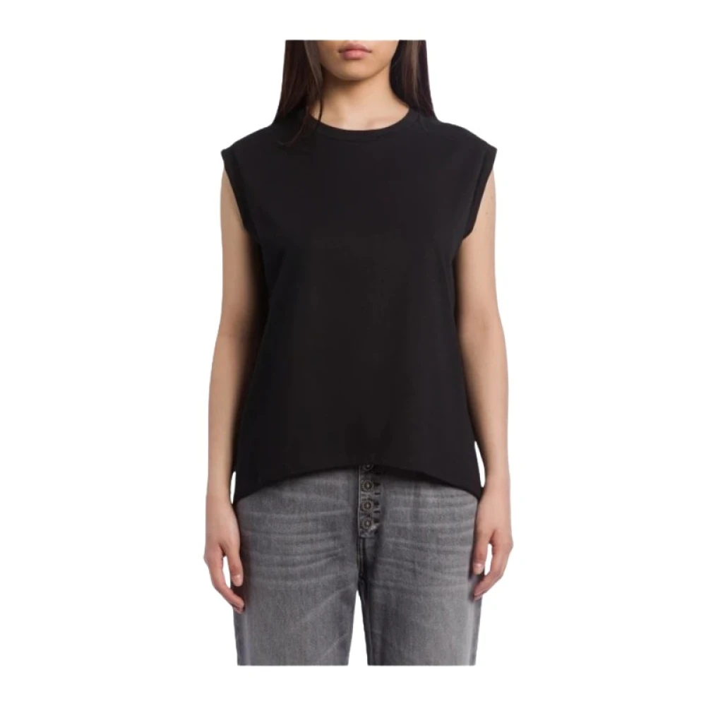 Dondup Donna Nero Top, M, New,