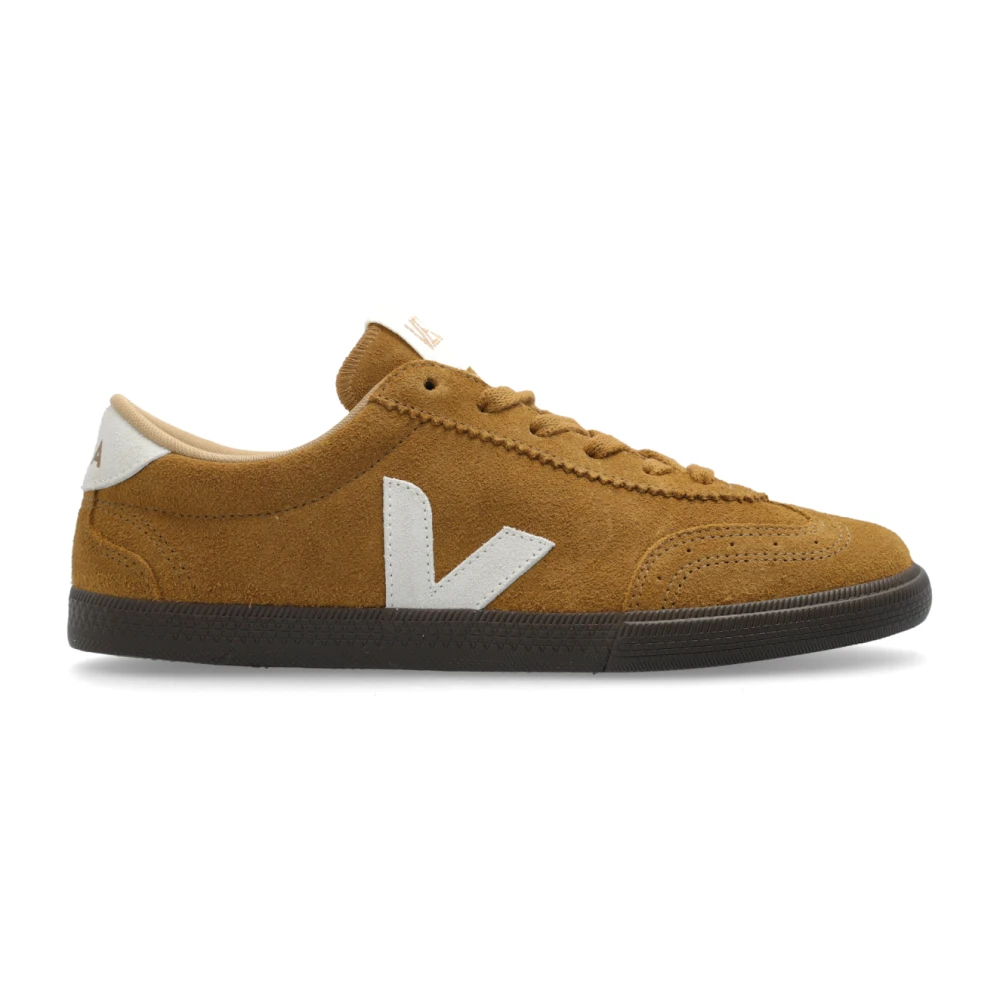 Veja Women's Brown Sneakers, 4 Uk, Volley Suede