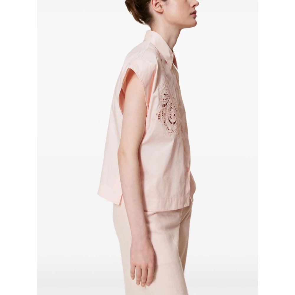 Twinset Roze Shirt Set Stijlvol Pink Dames
