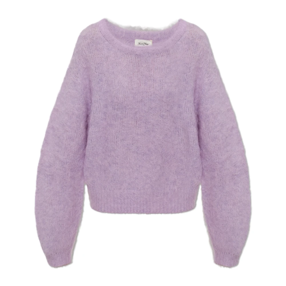 American Vintage Damen Violett Niby Rundhalspullover