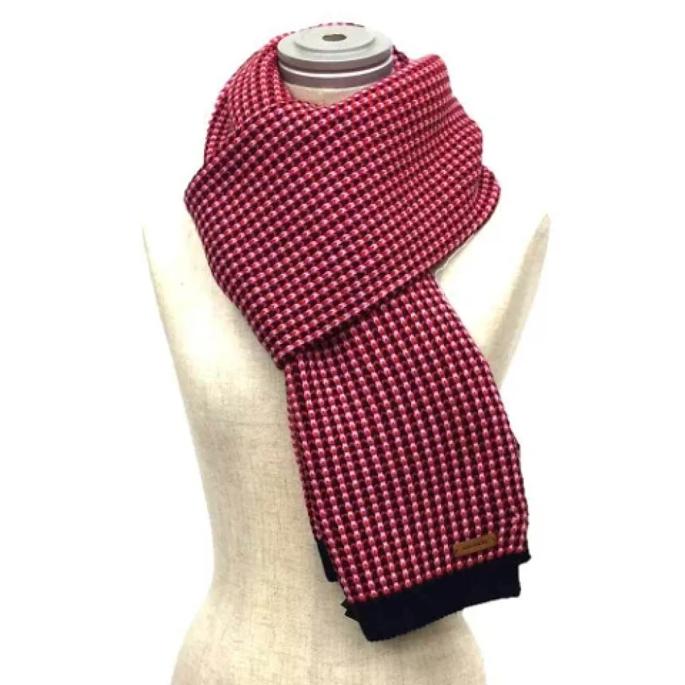 Coach Pre-owned Cotton scarves Pink Dames
