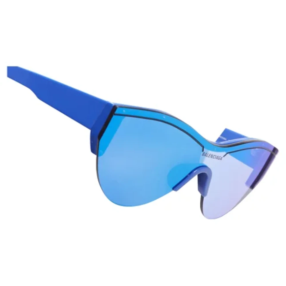 Balenciaga Vintage Pre-owned Acetate sunglasses Blue Dames