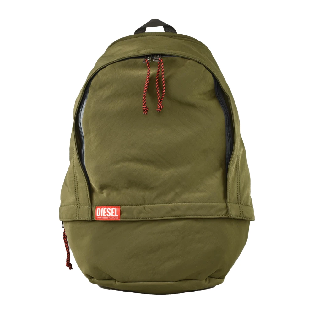 Diesel Nylon Ryggsäck med Polyesterblandning Green, Herr