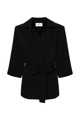 black-asymmetric-closure-belt-blouse