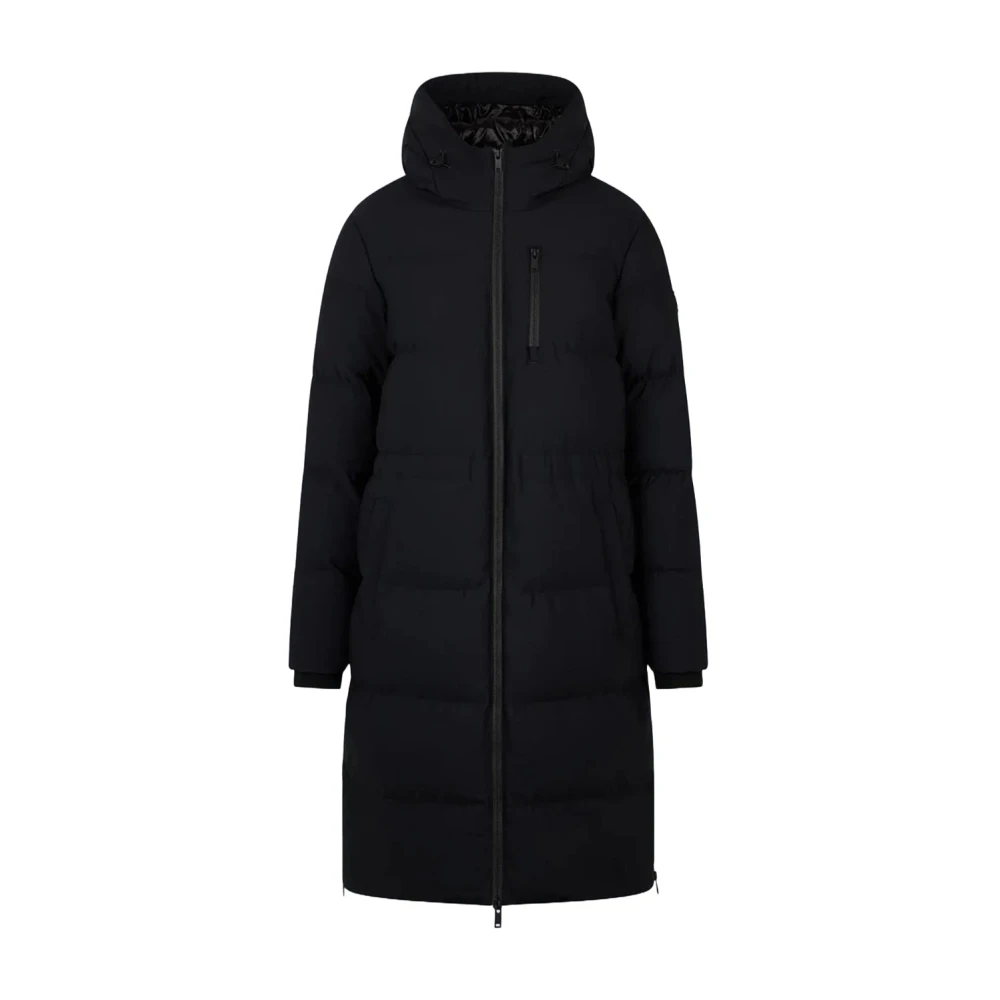 Moose Knuckles Svart Lenin Parka Kappa Black, Dam