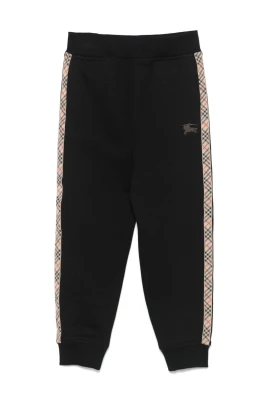 Svarta Byxor med Vintage Check Design