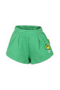 green-sporty-shorts-with-iconic-smile