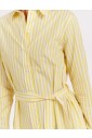 robe-chemise-jaune-avec-ceinture