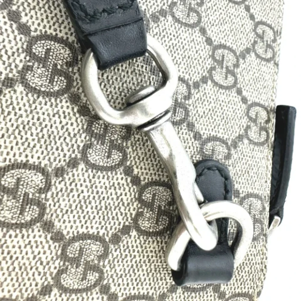 Gucci Vintage Pre-owned Canvas clutches Beige Dames