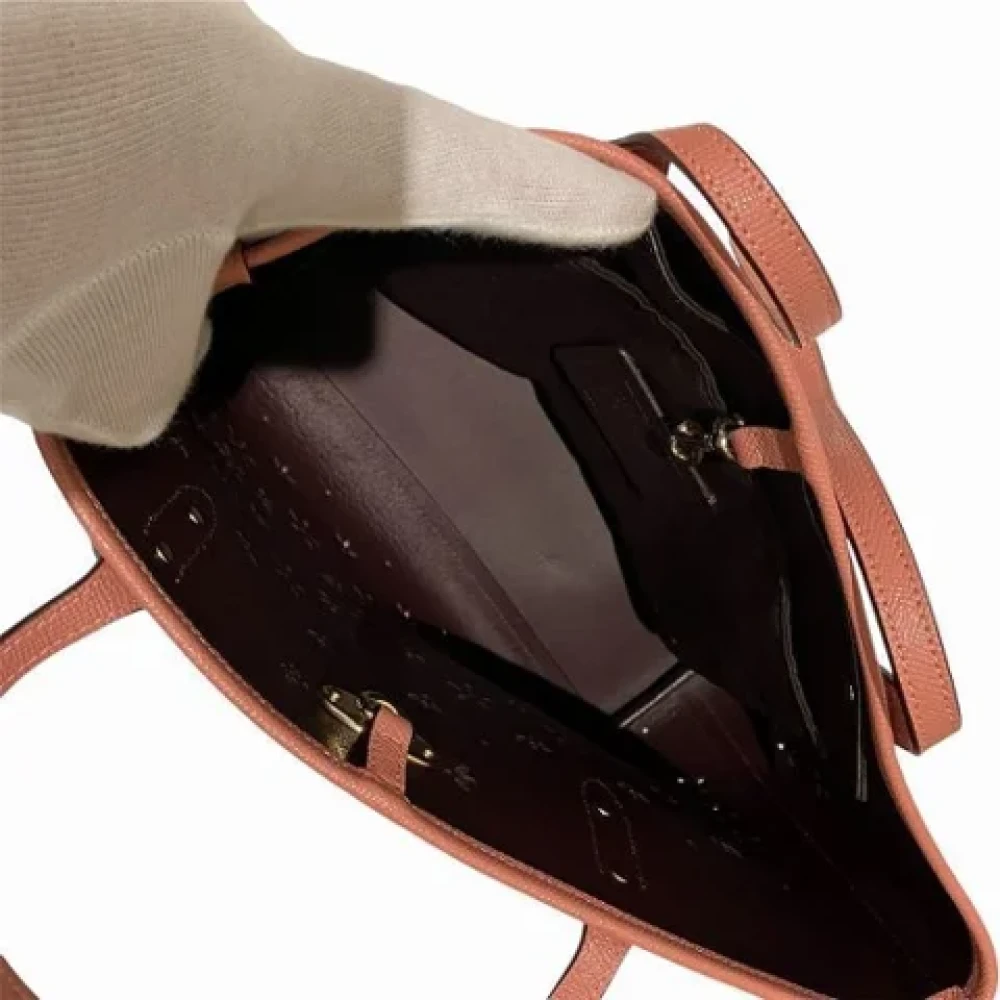 Coach Pre-owned Leather handbags Pink Dames