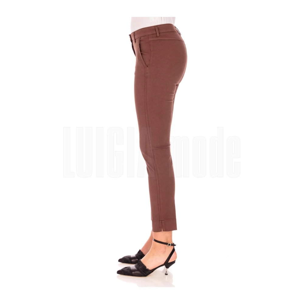 Via Masini 80 Stijlvolle Herenbroek Brown Dames
