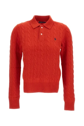 Cable-Knit Ull-Cashmere Pikétröja