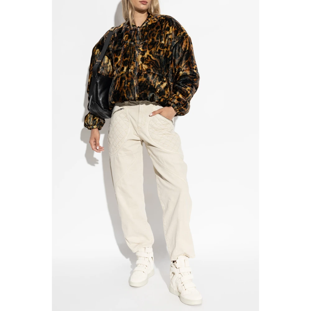 Isabel marant Dierenprint jas Brown Dames