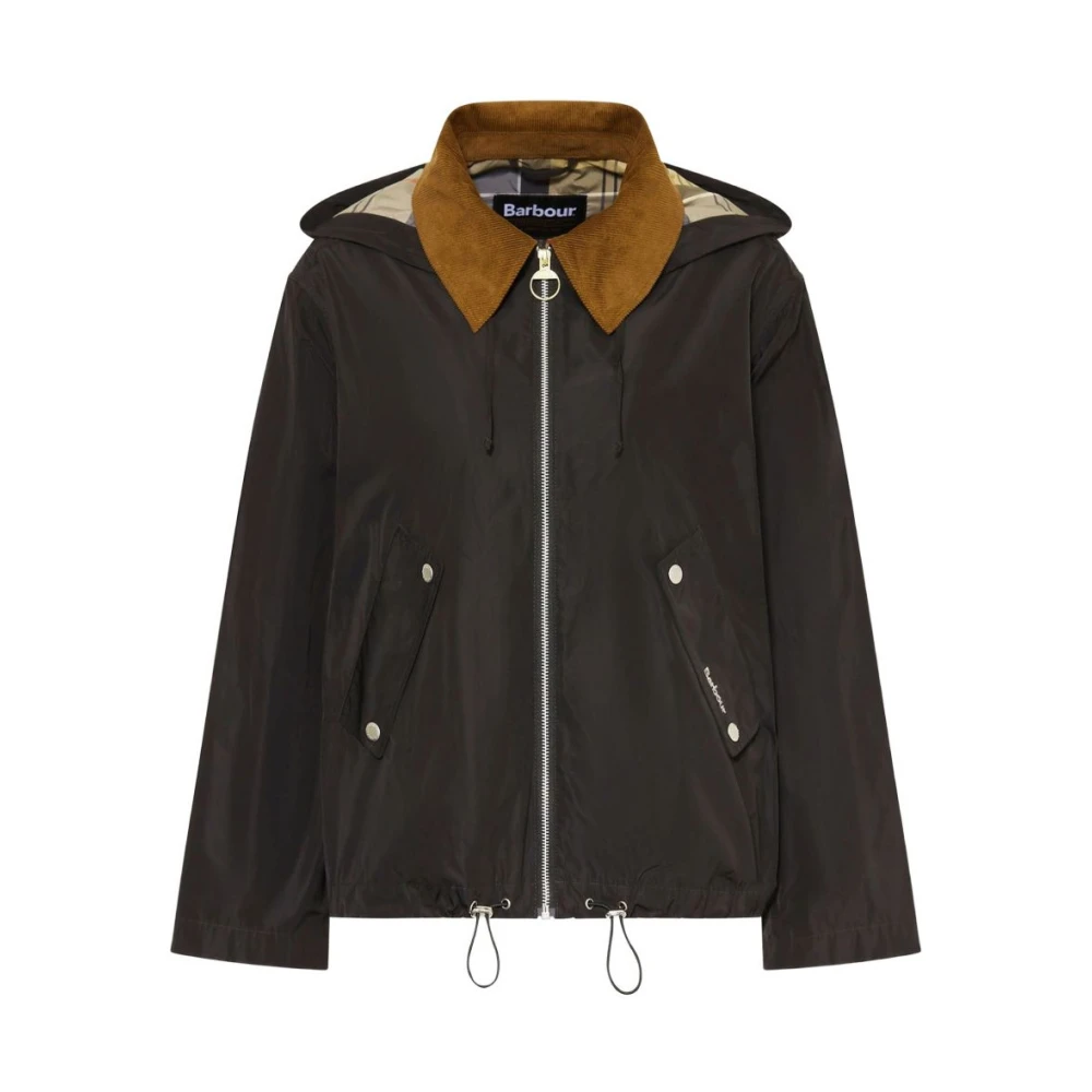 Barbour Black Light Jackets, Female, M, Weaver Showerproof Jacket