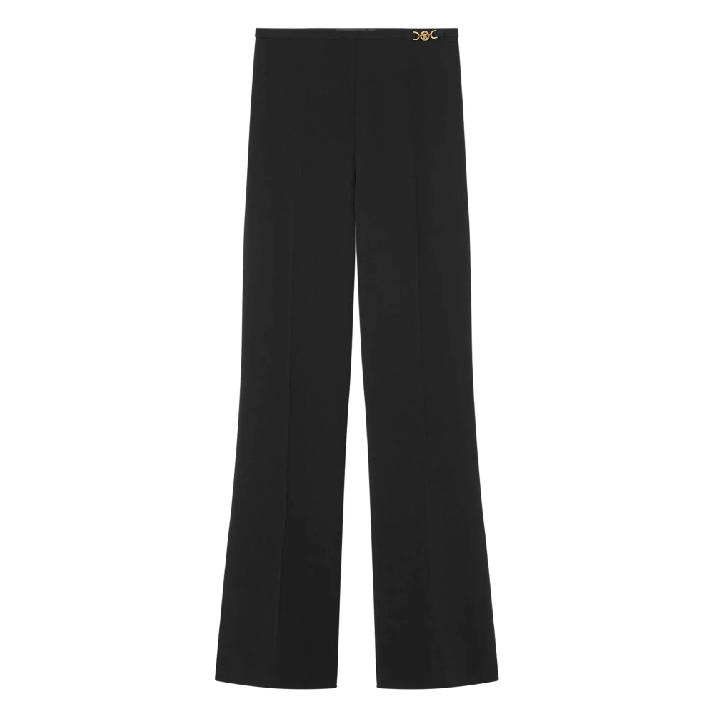 Versace Casual Zwarte Broek Black Dames