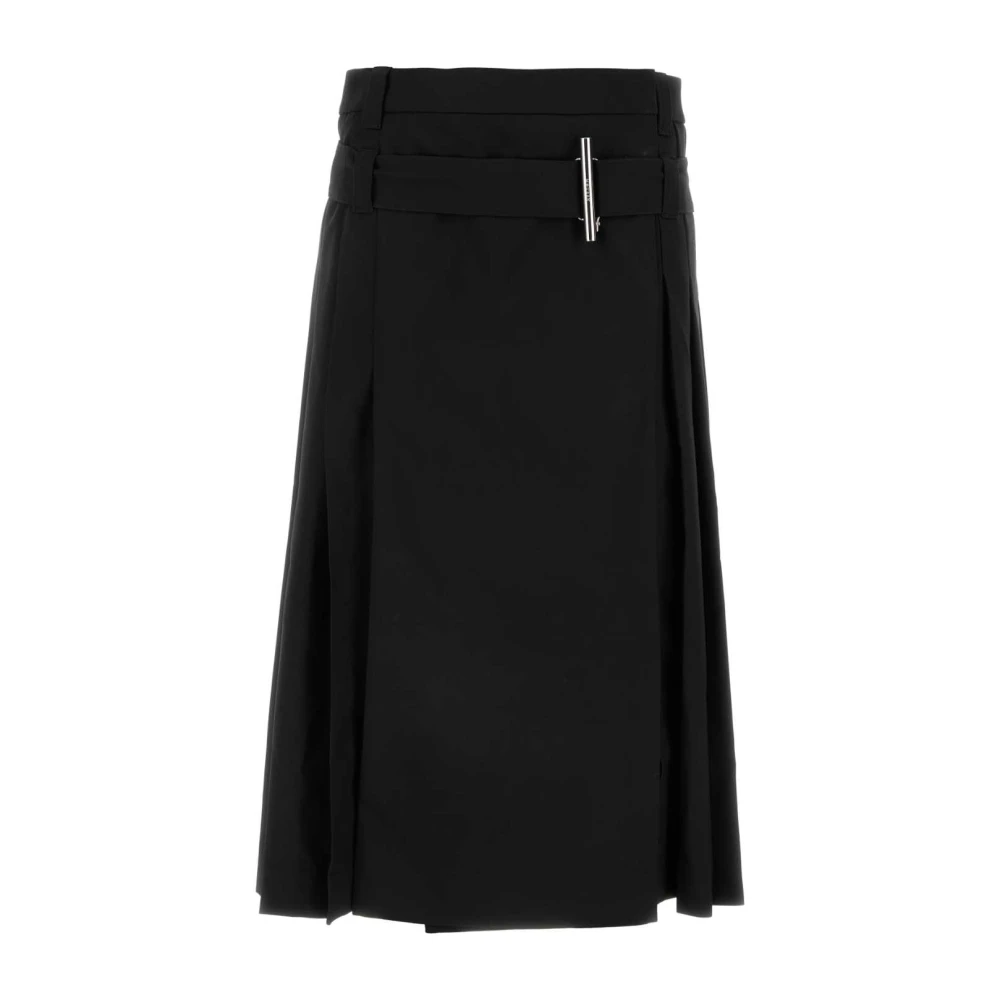 Alexander mcqueen Elegante Zwarte Rok voor Vrouwen Black Dames