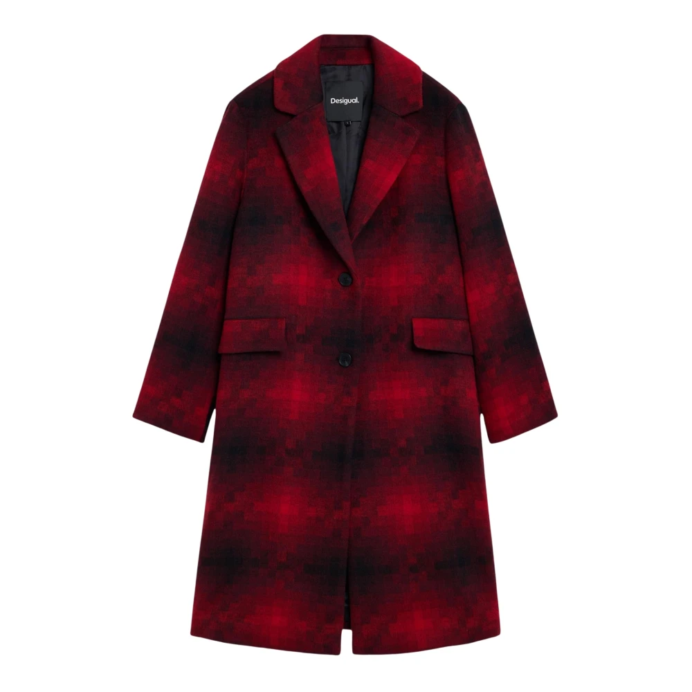 Desigual Abrigo Mumbai Coats Mujer Rojo S