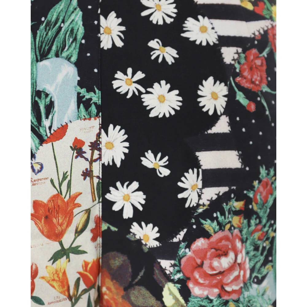 Moschino Patchwork Print Shorts Multicolor Dames