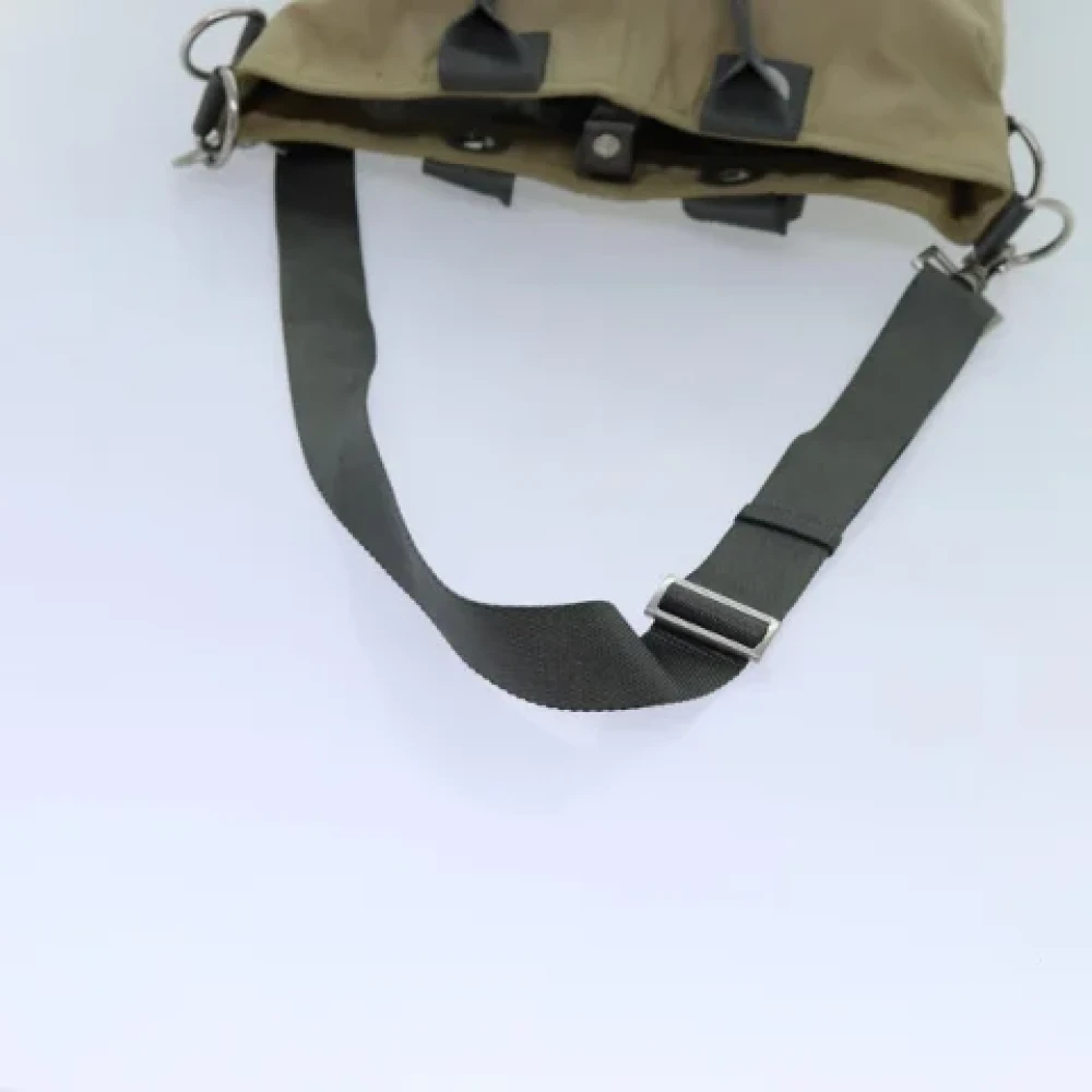 Prada Vintage Pre-owned Canvas totes Beige Dames