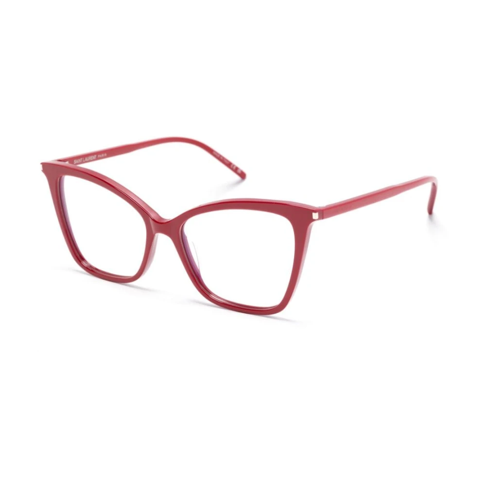 Saint Laurent Women's Red Glasses, 55 Mm, Sl 386 Optical Frame
