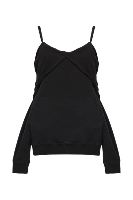 Off-Shoulder Hoodie