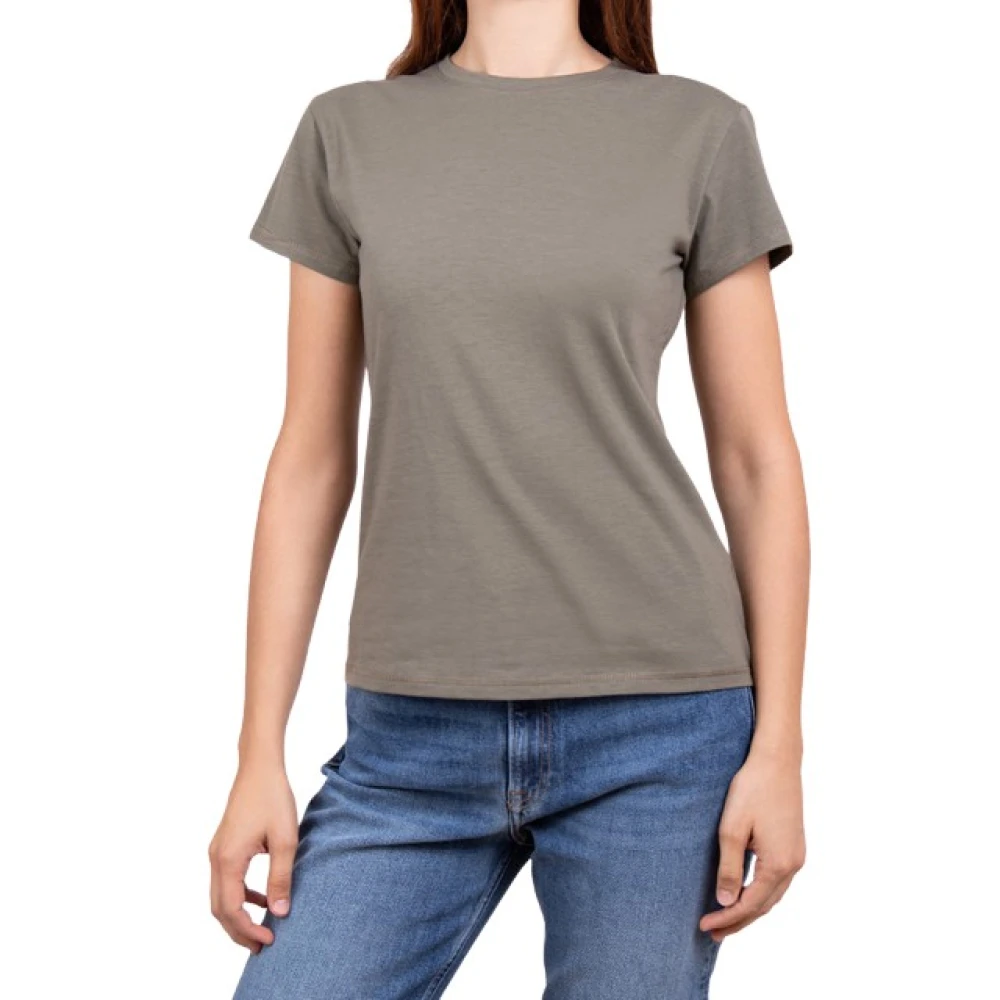 Columbia Dames T-shirt Groen Ronde Hals Regular Fit Green Dames