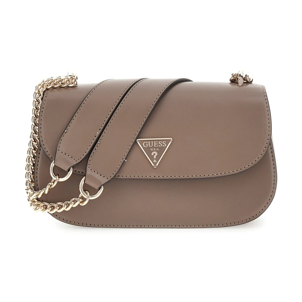 Guess Donker Taupe Schoudertas Daryna 2 Brown Dames
