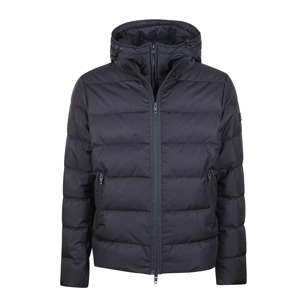 Fay Lichtgewicht Front Piuma Jas Black Heren