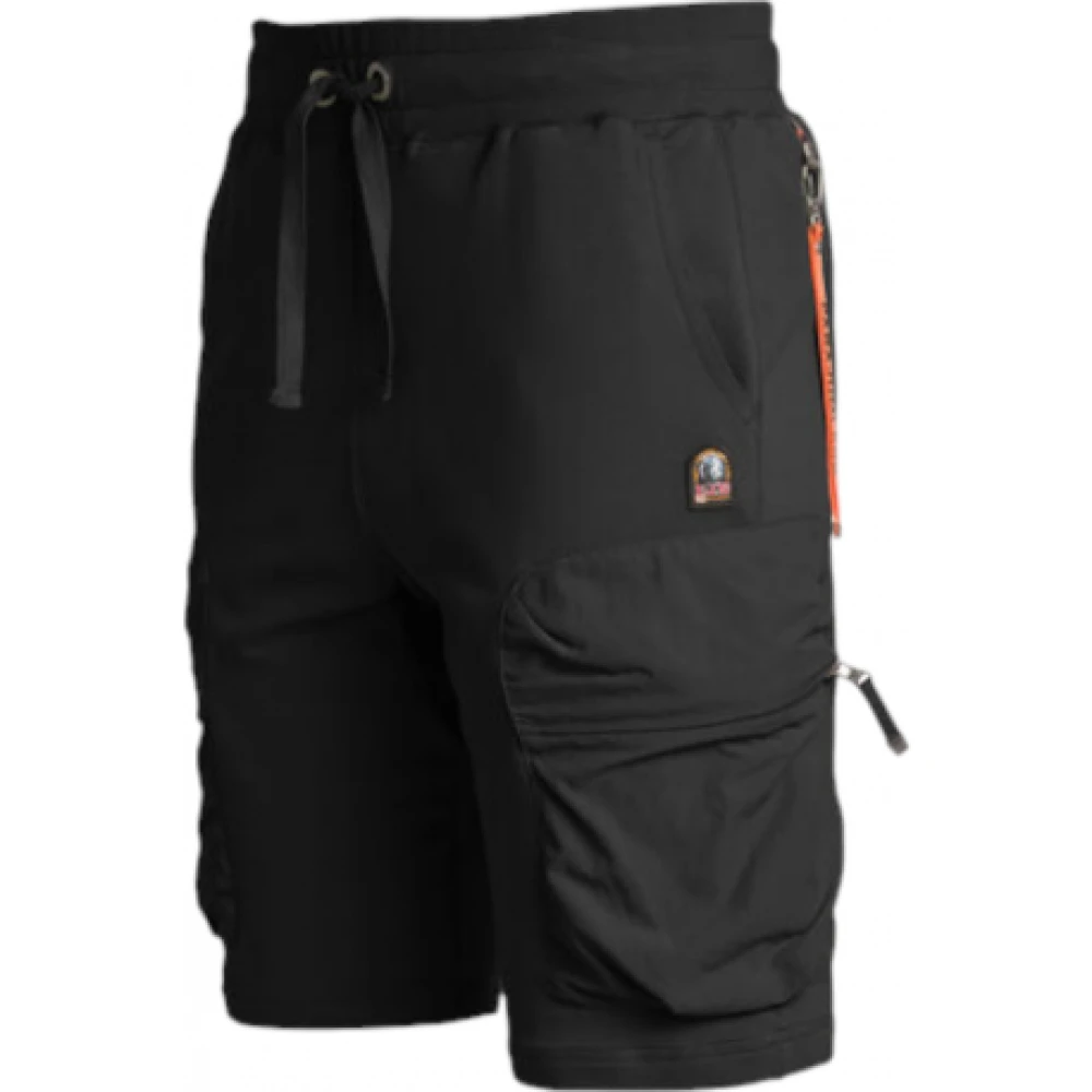 Parajumpers Zwarte Bermuda Shorts Irvine Jersey Black Heren