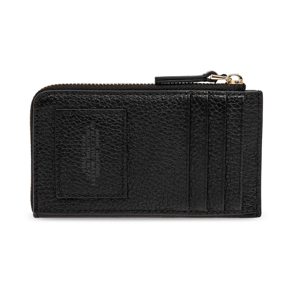 Marc Jacobs Leren Portemonnee Black Dames