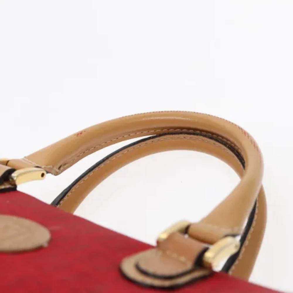 Fendi Vintage Pre-owned Canvas fendi-bags Red Dames