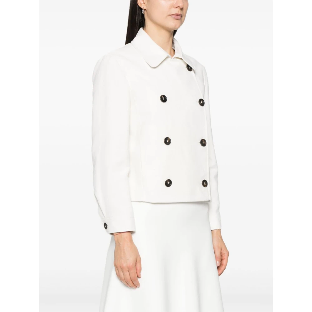 BRUNELLO CUCINELLI Witte Jas Damesjas & Jas White Dames