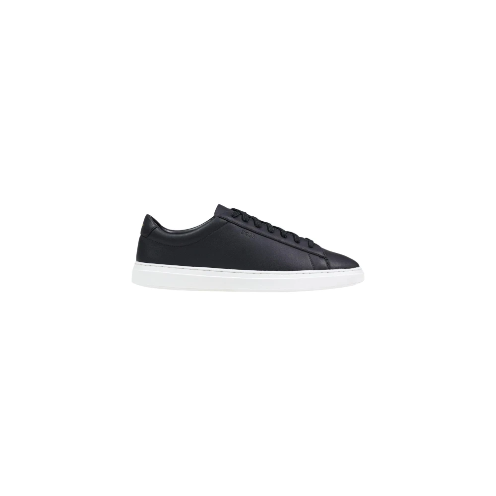 Hugo Men's Black Sneakers, 10 Uk, Kieran Tenn Trainers