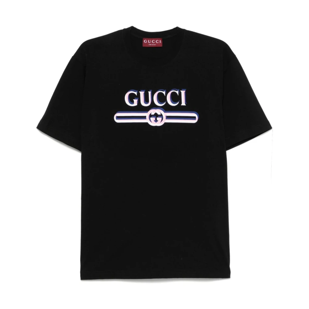 Gucci Zwarte T-shirts en Polos Black Dames