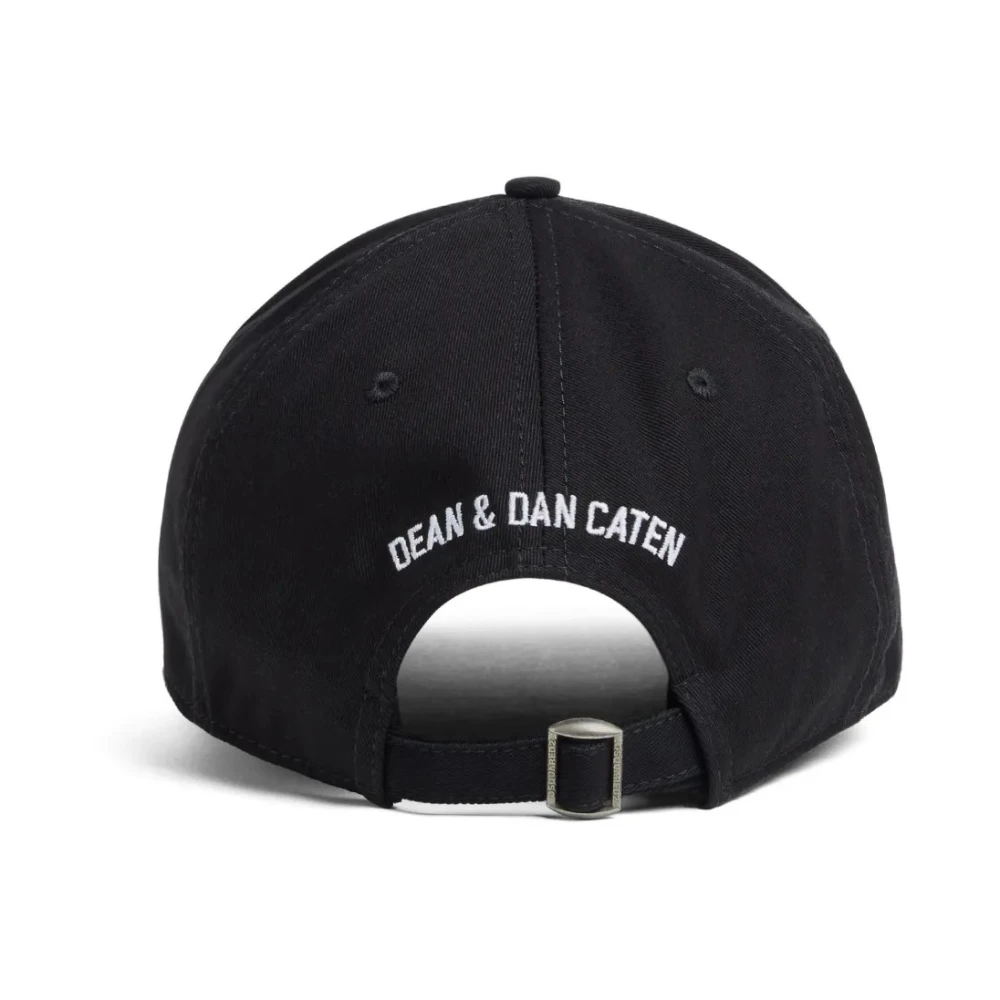Dsquared2 Baseball Cap voor stijlvolle look Black Heren