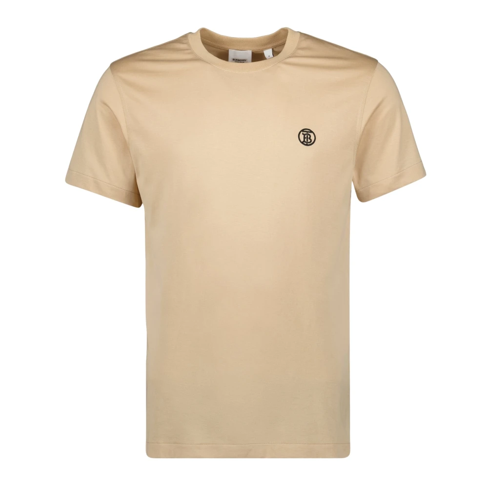 Burberry Beige Katoenen T-shirt Lente-Zomer 2024 Beige Heren