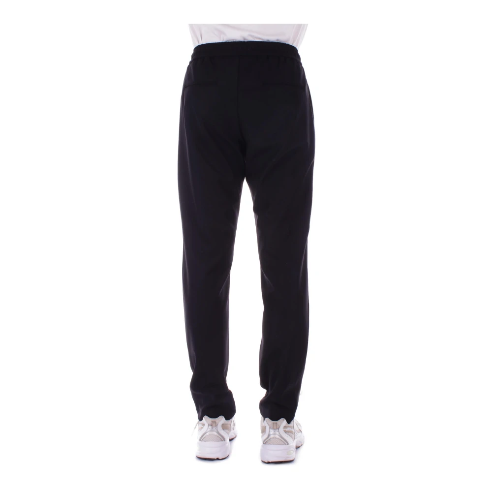 Suns Zwarte broek met zakken en rits Black Heren
