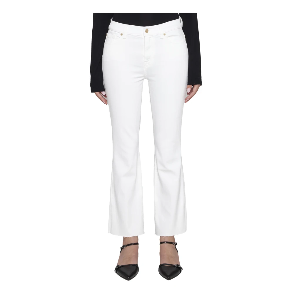 7 For All Mankind Witte Jeans voor Vrouwen White Dames