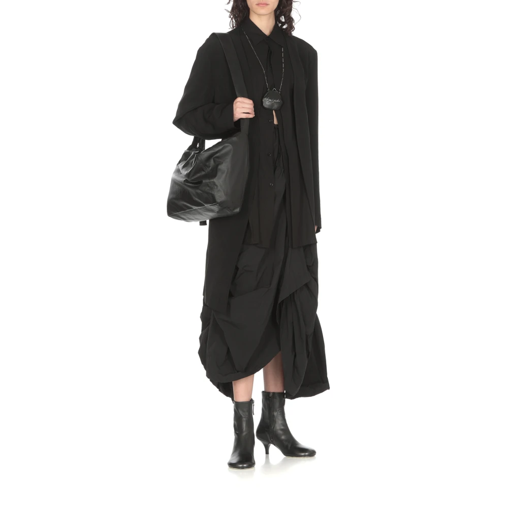 Yohji Yamamoto Midi Skirts Black Dames