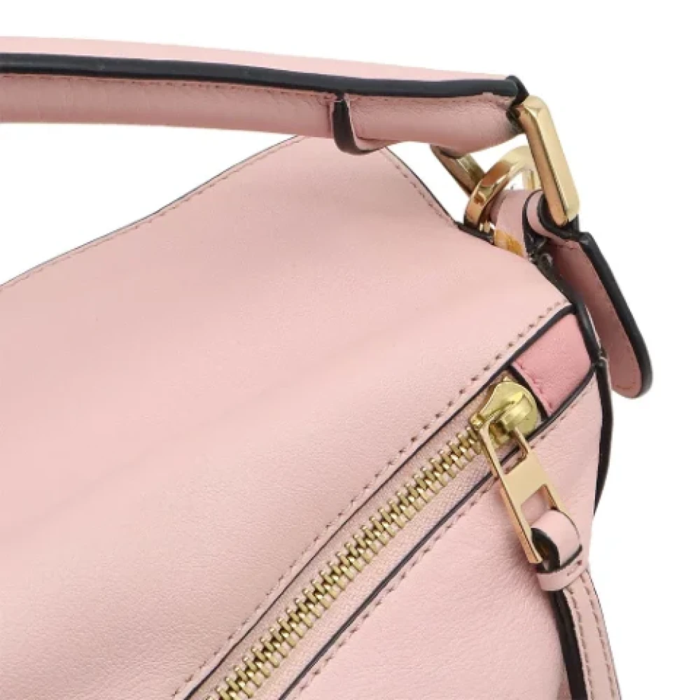 Loewe Pre-owned Leather handbags Pink Dames