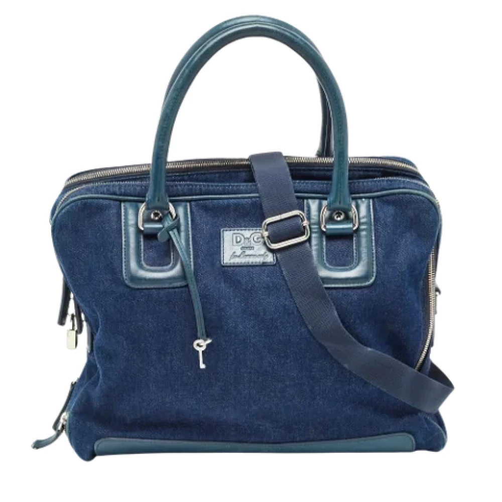 Dolce & Gabbana Pre-owned Denim handbags Blue Dames