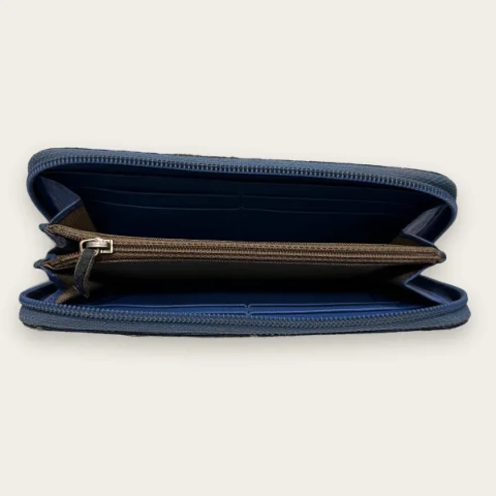 Fendi Vintage Pre-owned Canvas wallets Black Dames