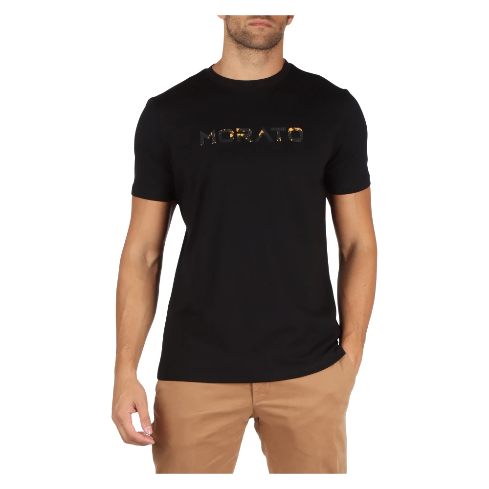 Antony Morato Regular Fit Logo Print T-Shirt Black Heren