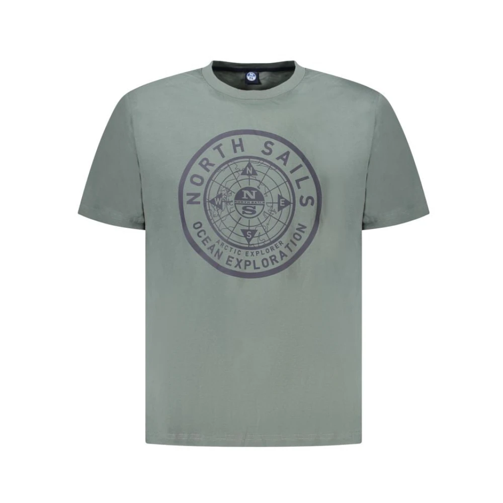 North Sails Uomo Verde Top, S, New,